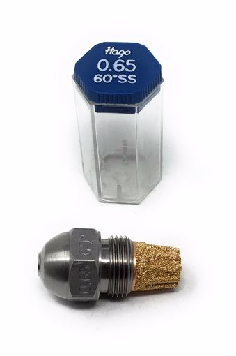 Picture of 030G2155 HAGO .65 GAL 60° SS SEMI SOLID NOZZLE (6560SS)